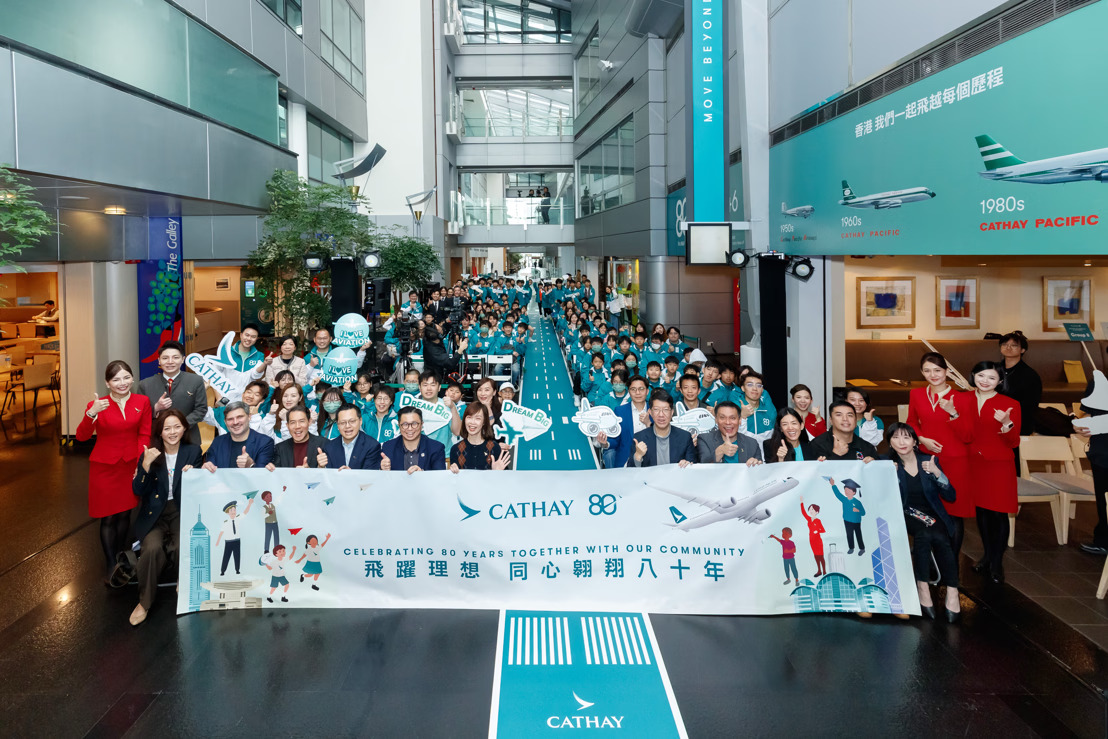 Cathay Pacific Celebrates 80 Years by Supporting Youth and Community in 2026